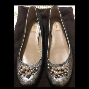 G - Valentino Garavani Sequened Flats